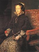 MOR VAN DASHORST, Anthonis, Portrait of Mary, Queen of England gg